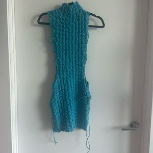 Blue dress